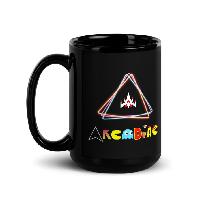 Arcadiac Black Glossy Mug - Image 5
