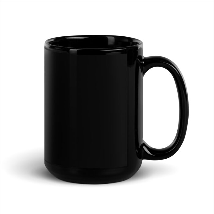 Arcadiac Black Glossy Mug