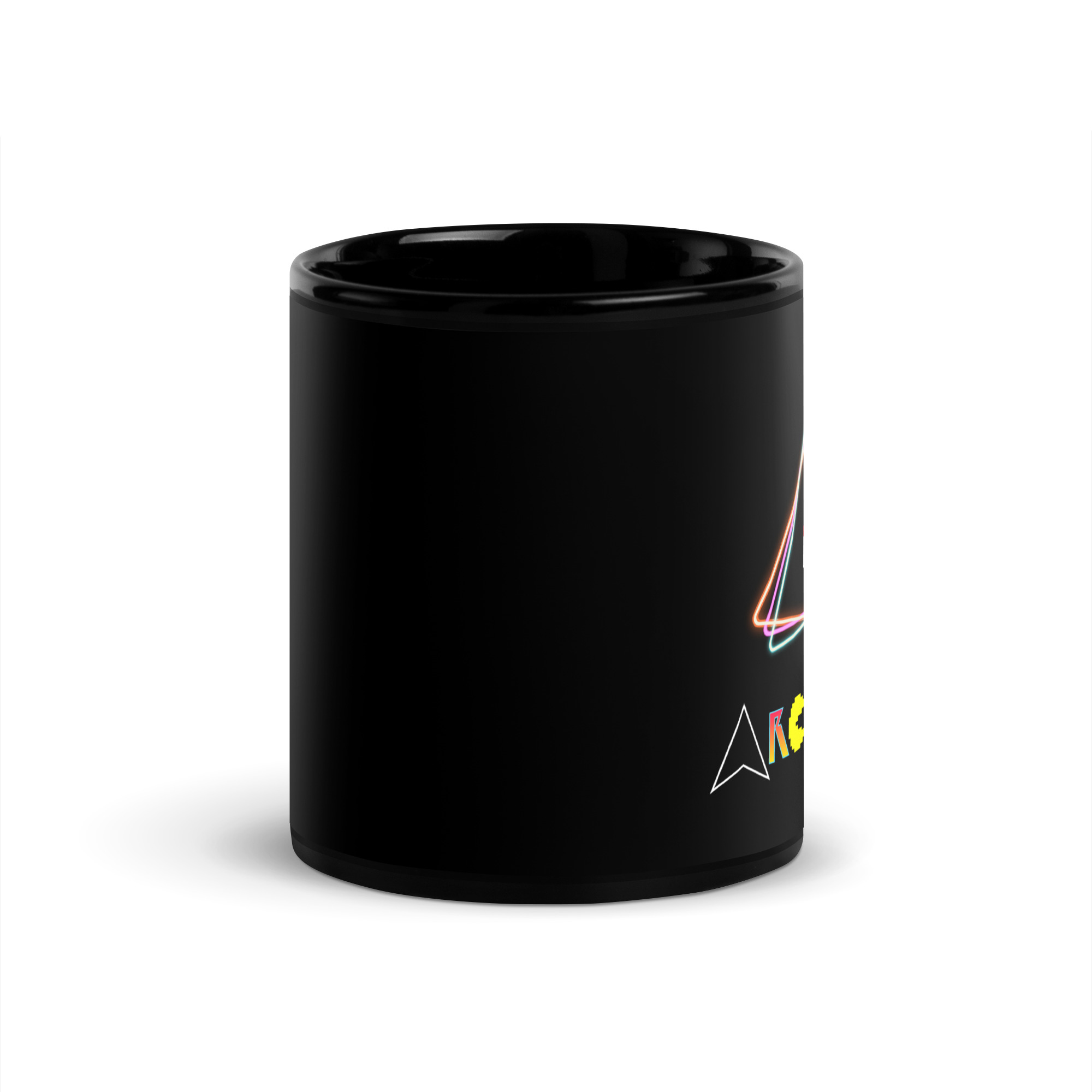 Arcadiac Black Glossy Mug - Image 3