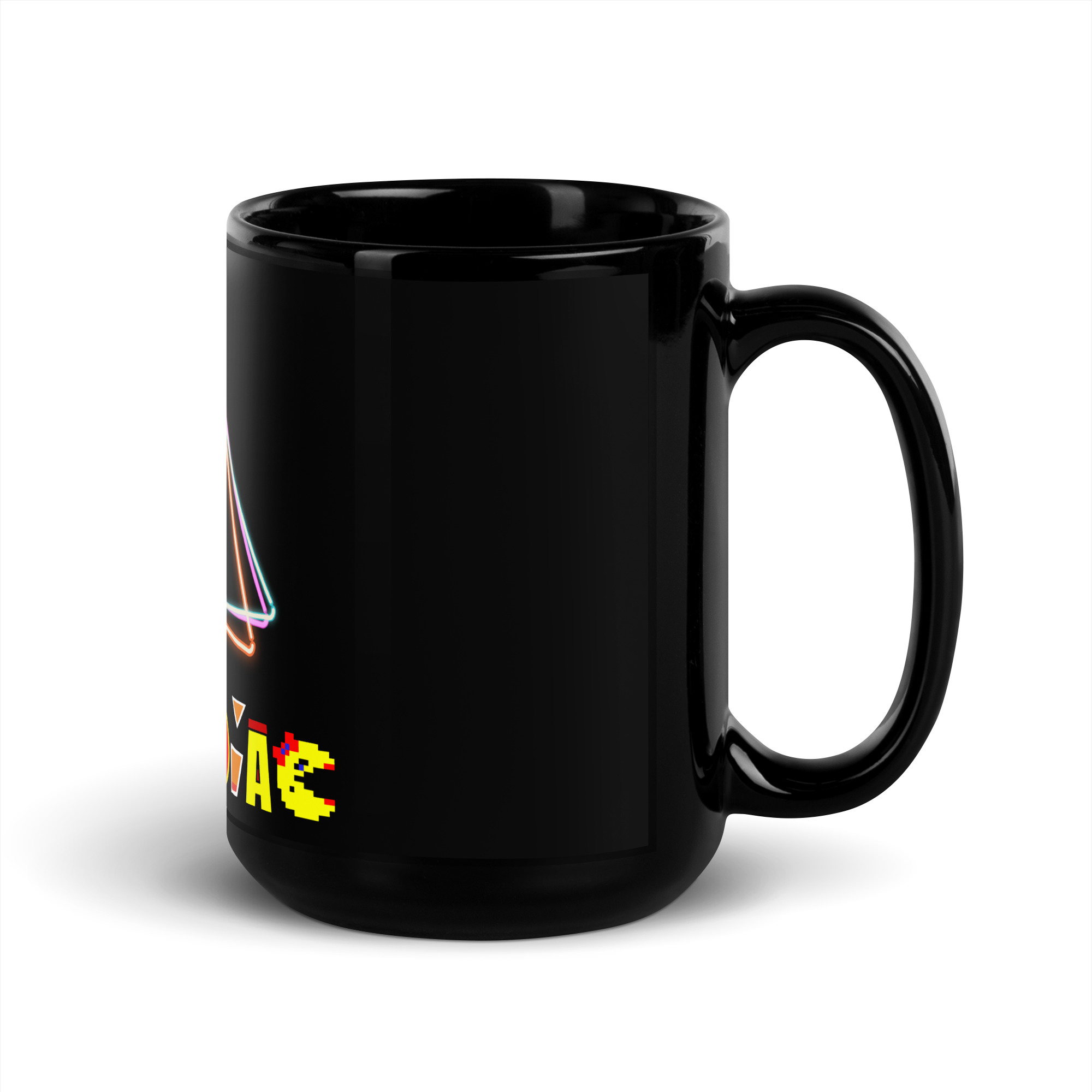 Arcadiac Black Glossy Mug - Image 5