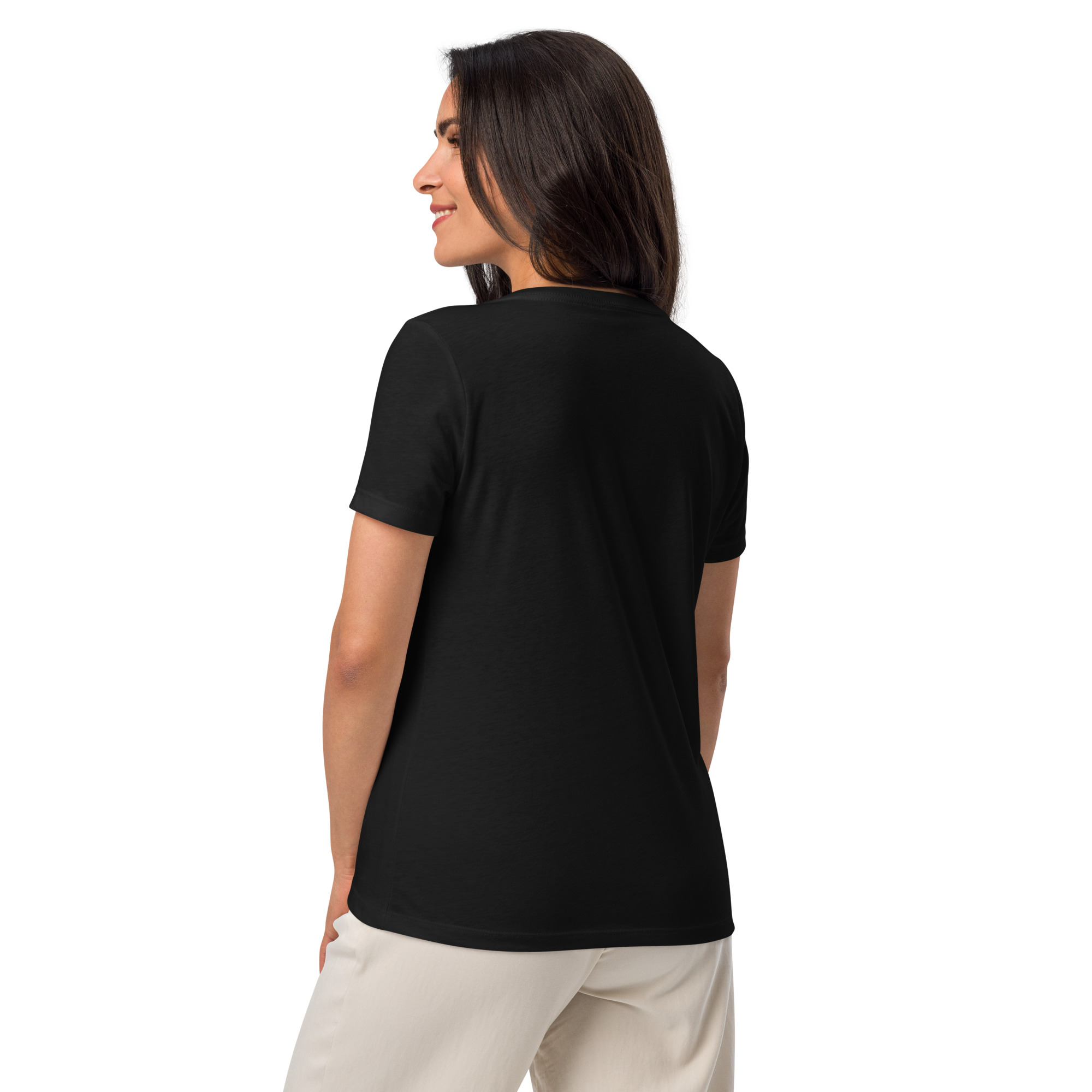 Women’s relaxed v-neck t-shirt - Image 3