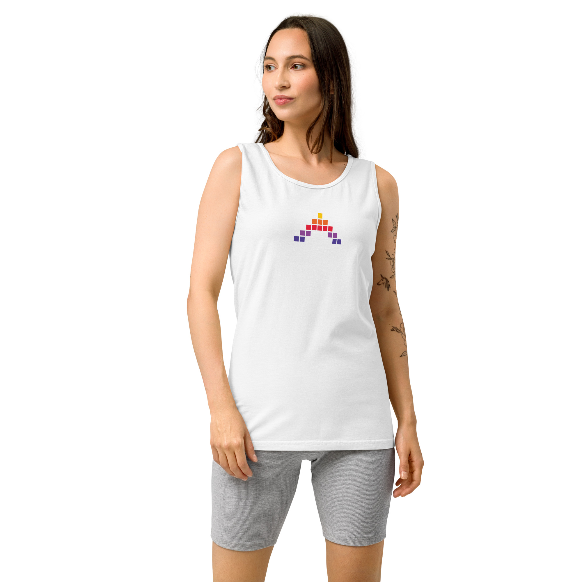 Unisex garment-dyed tank top